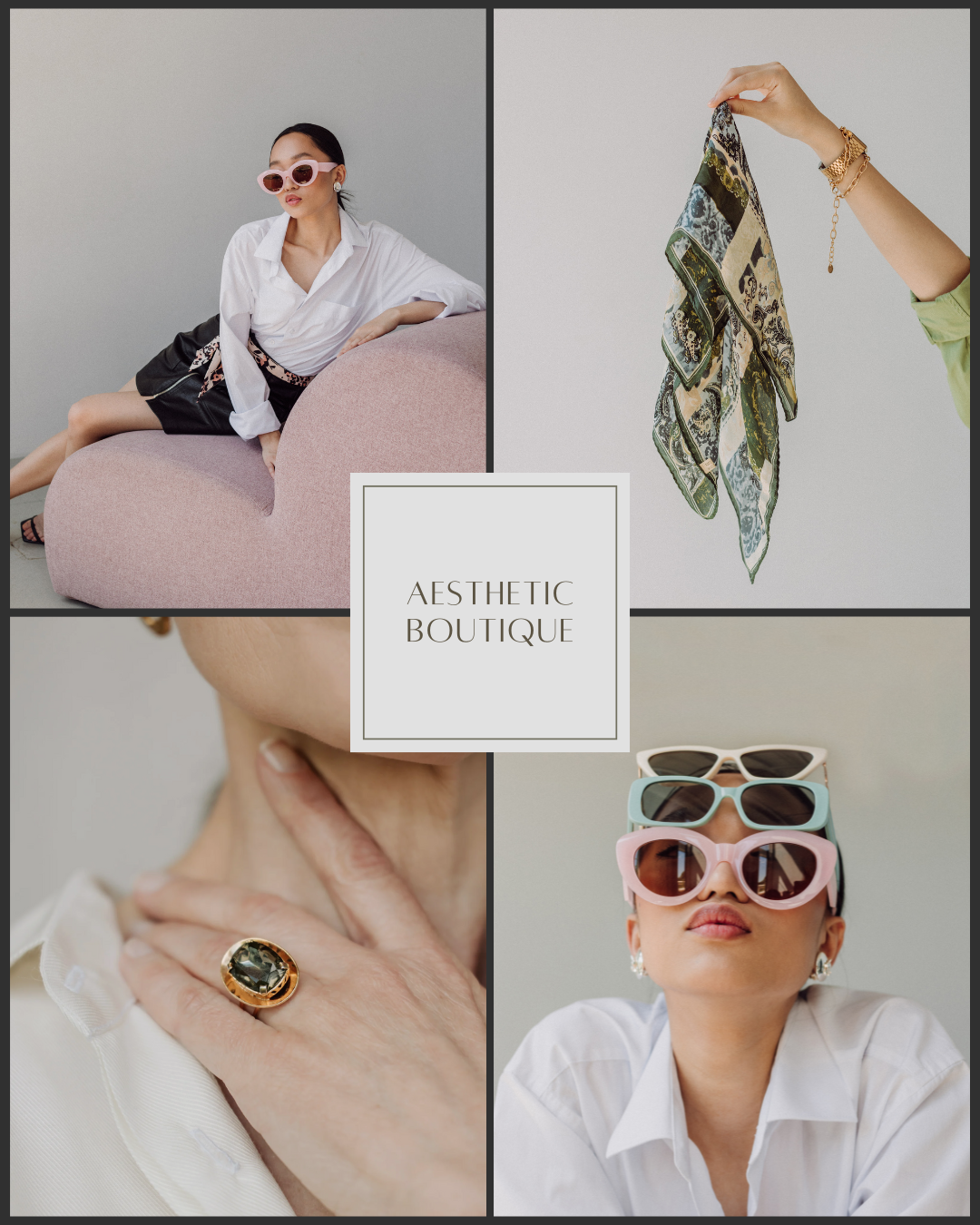 عقد لؤلؤ أبيض وزركون | White pearls & zircon necklace