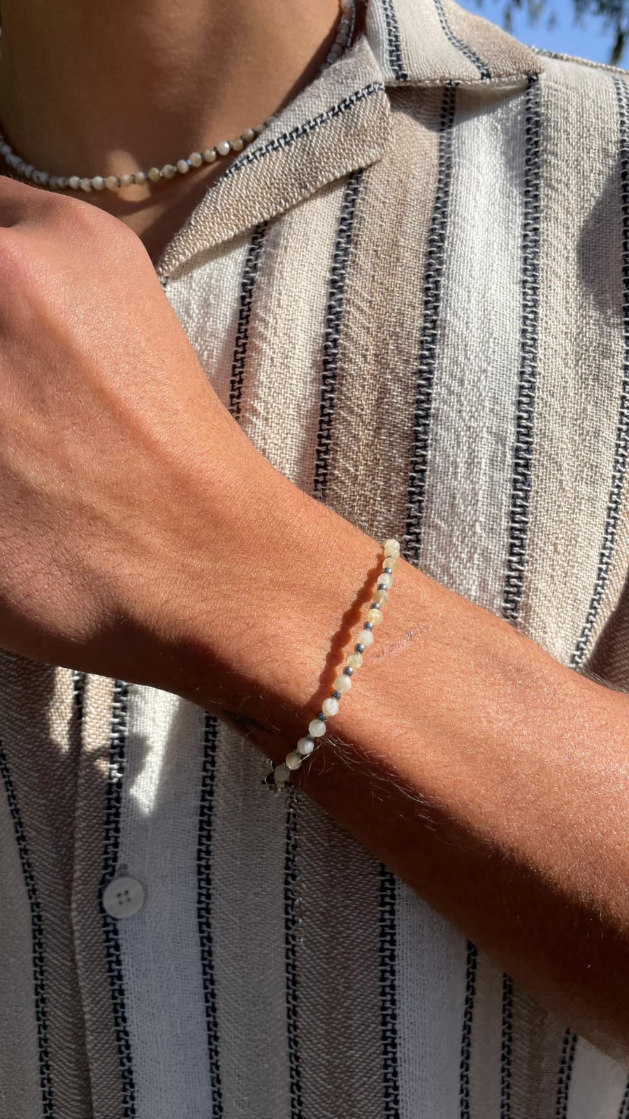 اسوارة حجر السيترين | Citrine bracelet