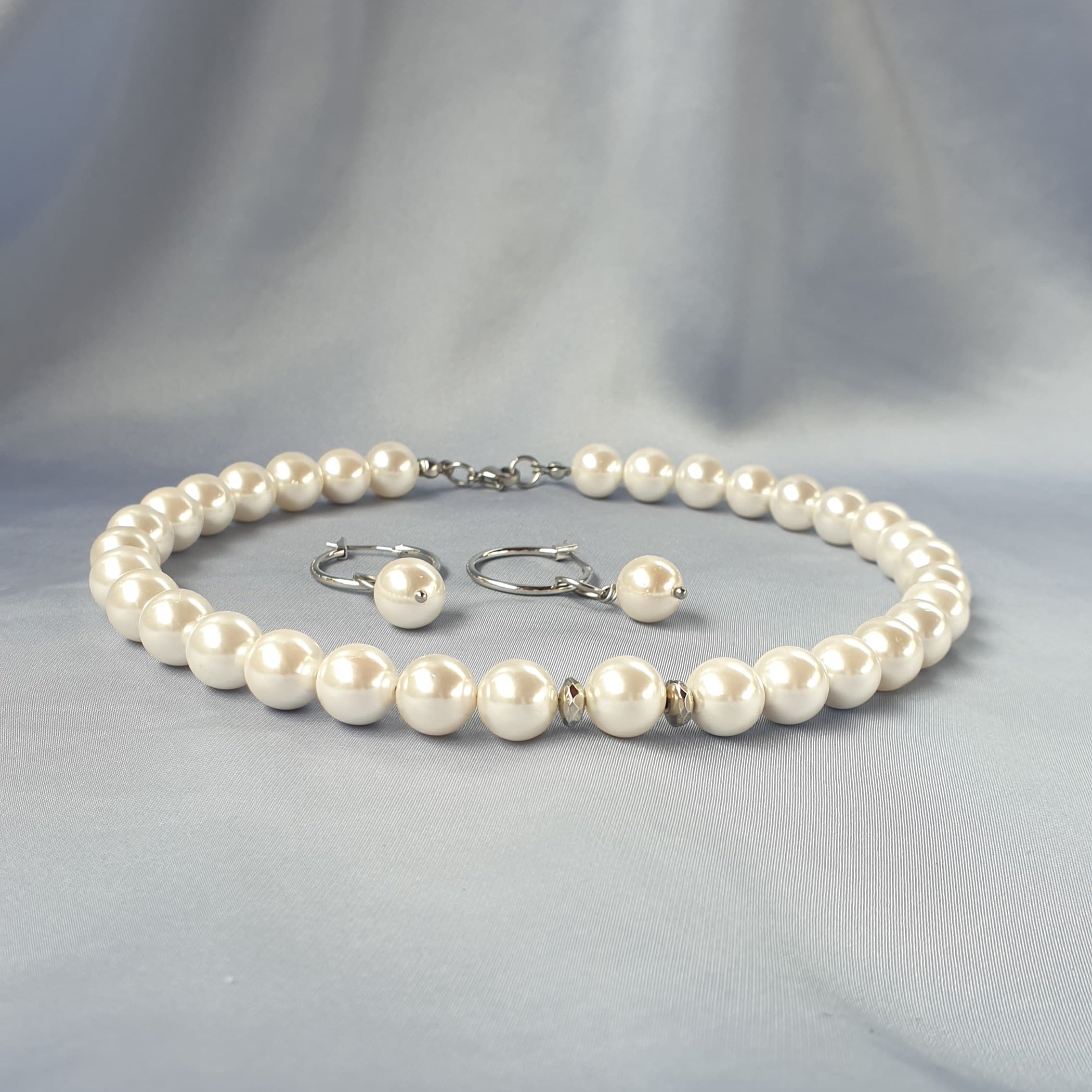 اقراط لؤلؤ الصدف | Pearl shell earrings