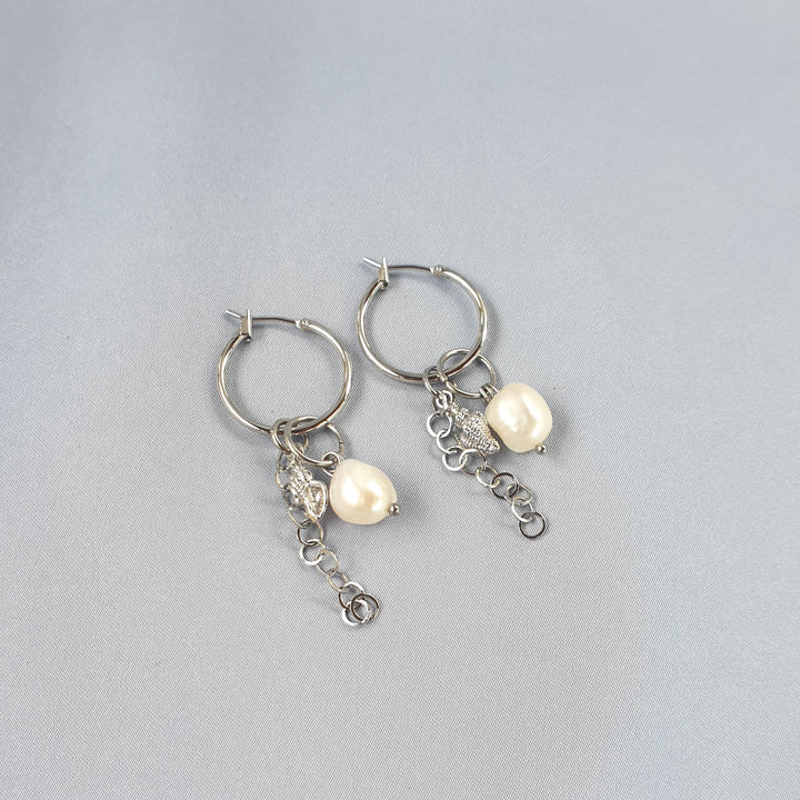 حلوق لؤلؤ وصدف | Pearl & shell earrings