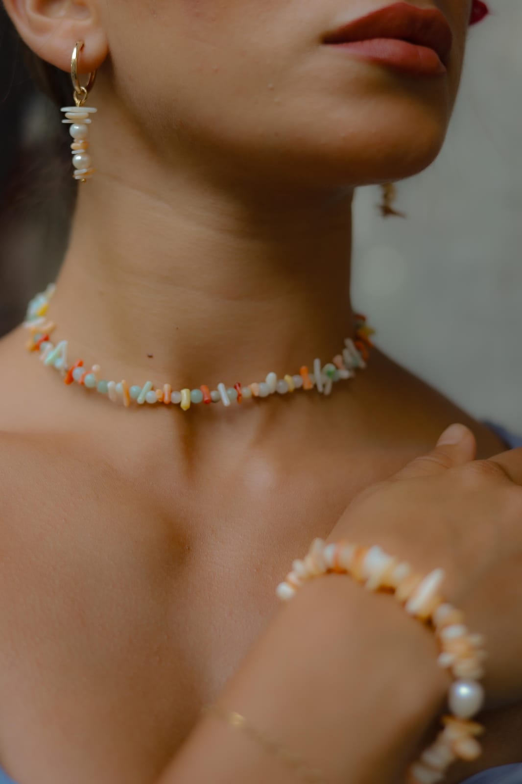 اسوراة صدف ولؤلؤ | Shell & pearl bracelet