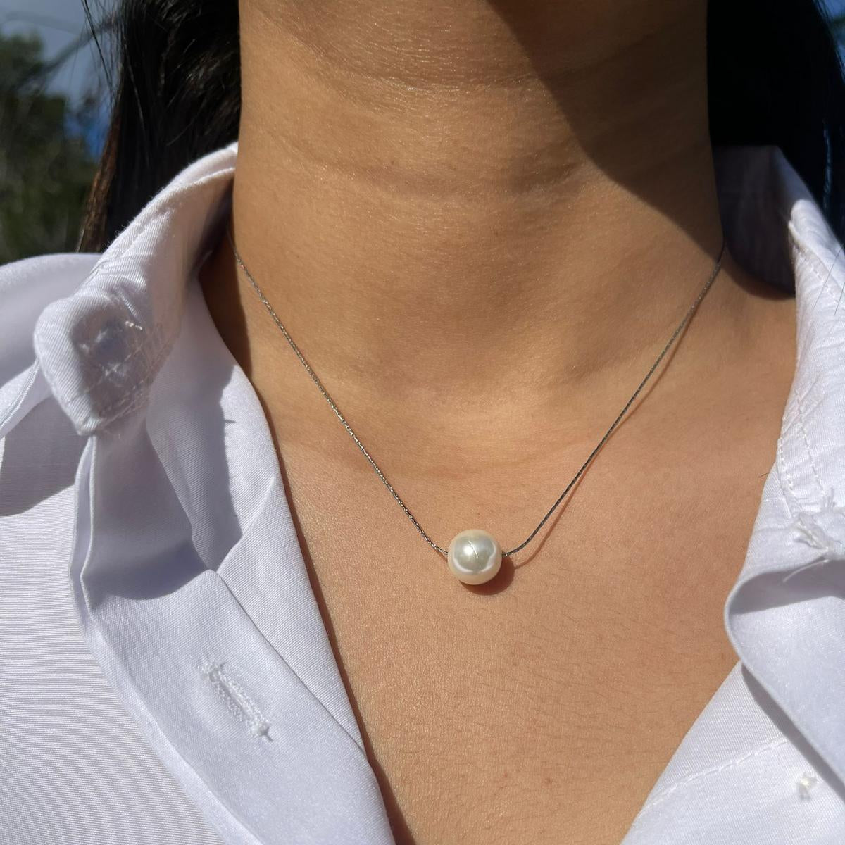 سنسال لؤلؤة الصدف | Pearl shell necklace