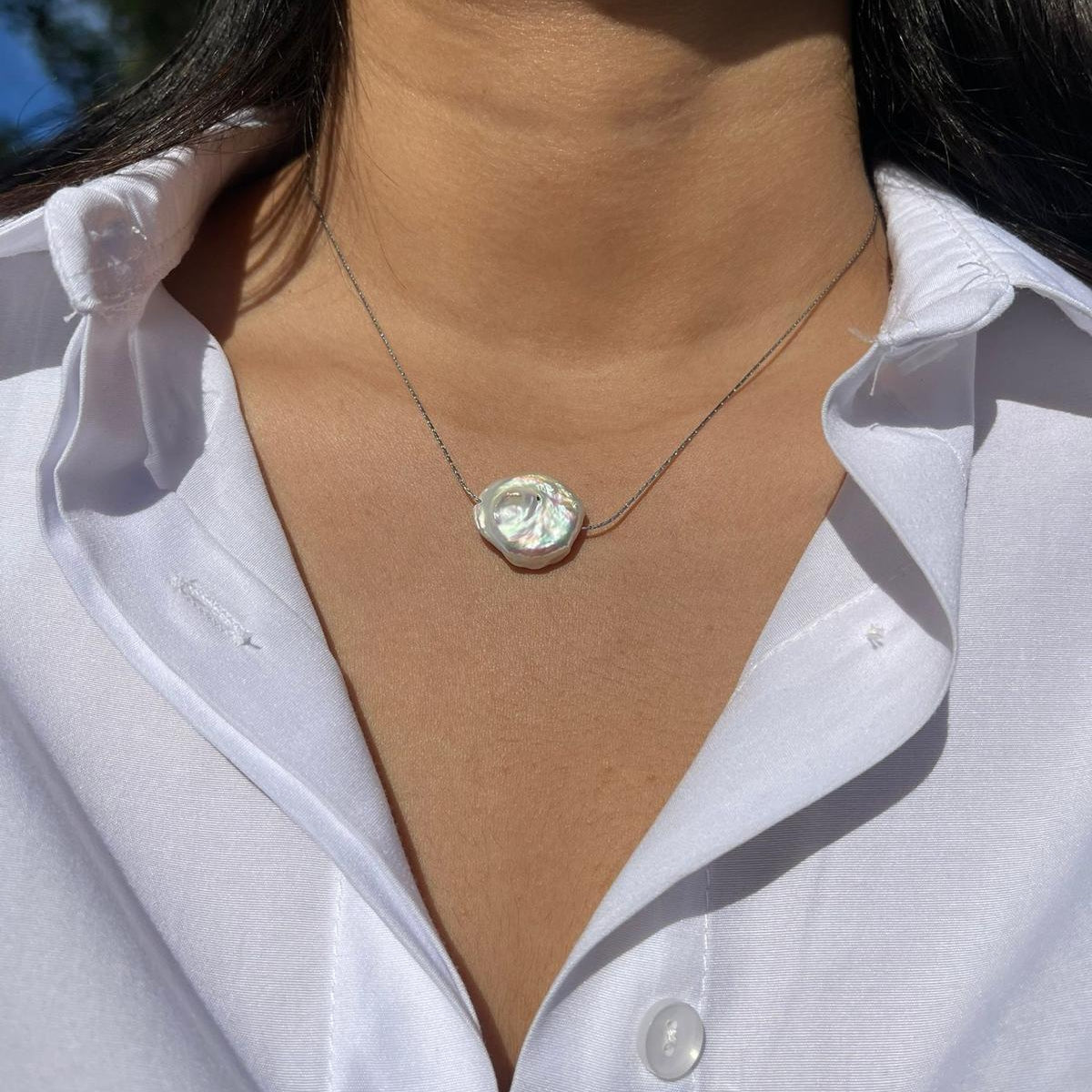 عقد اللؤلؤة المميزة | Unique pearl necklace