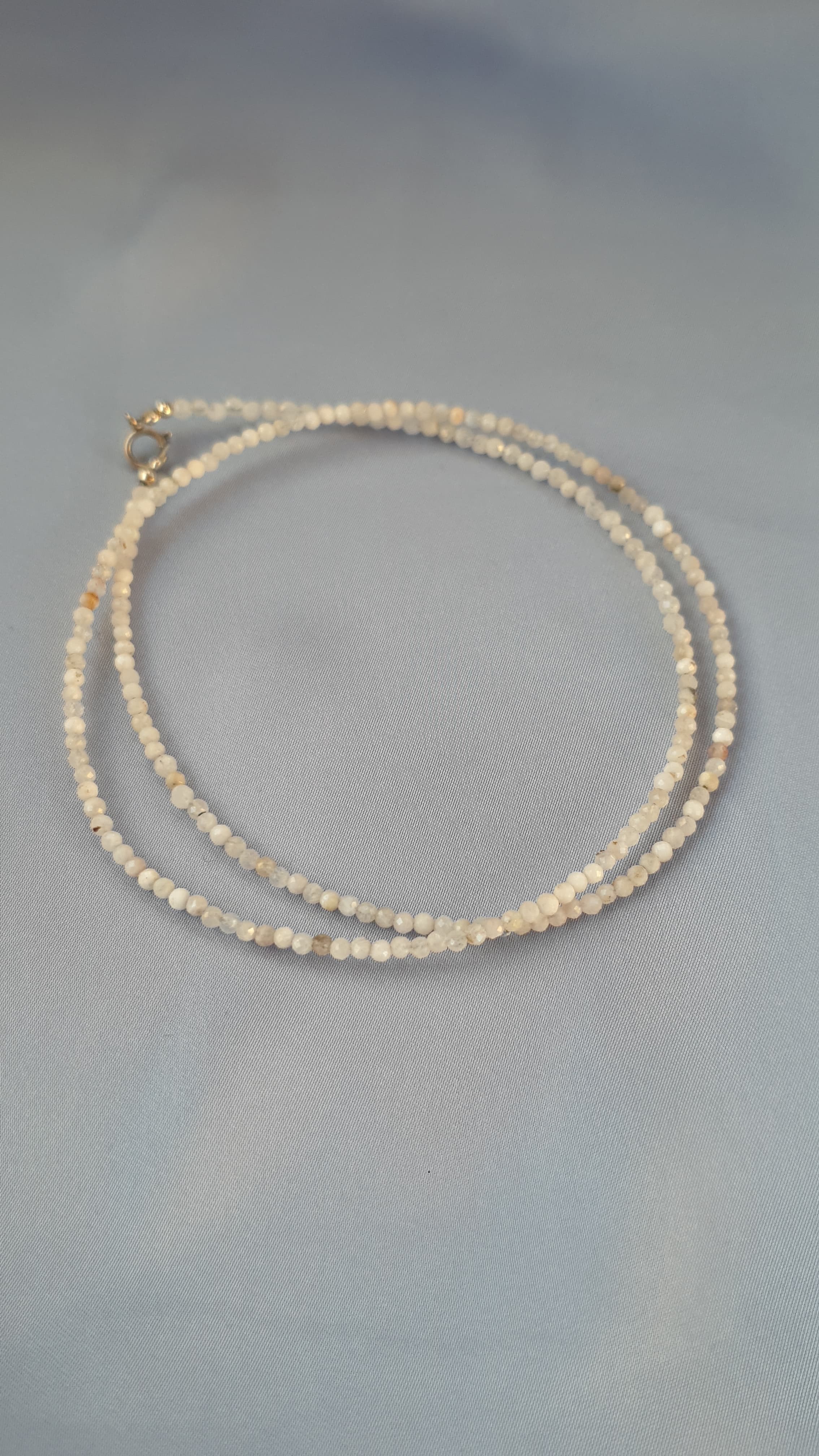 عقد حجر القمر| Moonstone necklace